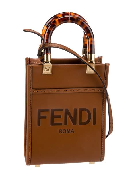 Fendi sunshine tote strap